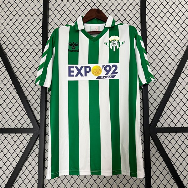 Tailandia Camiseta Real Betis 1ª ML Retro 1988 1989
